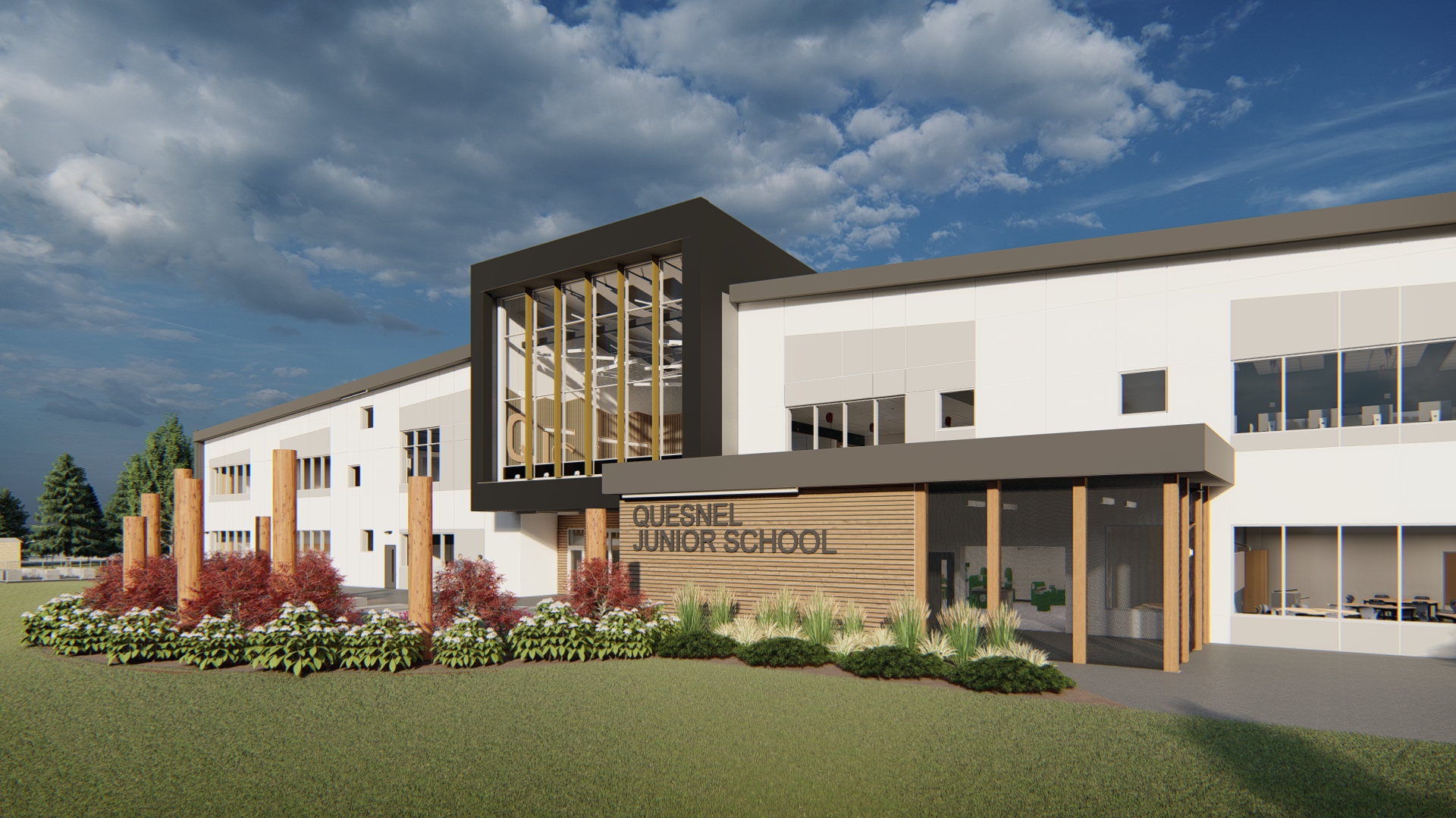 Quesnel Junior School architect rendering